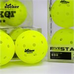 Bóng thi đấu Pickleball Zocker Five Star (Hộp 6 Quả)
